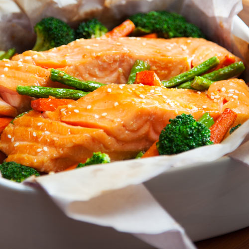 Baked Salmon Parcels