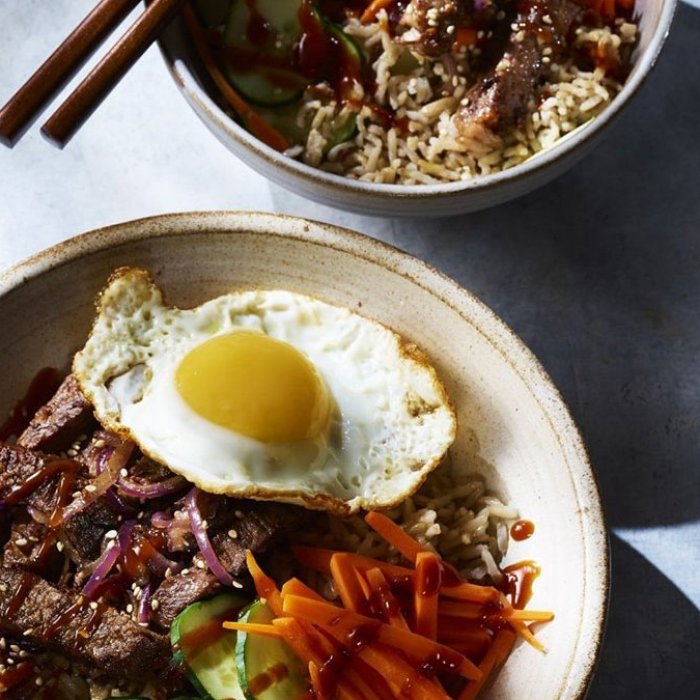 Koreaanse Bulgogi-rundvleesbowl