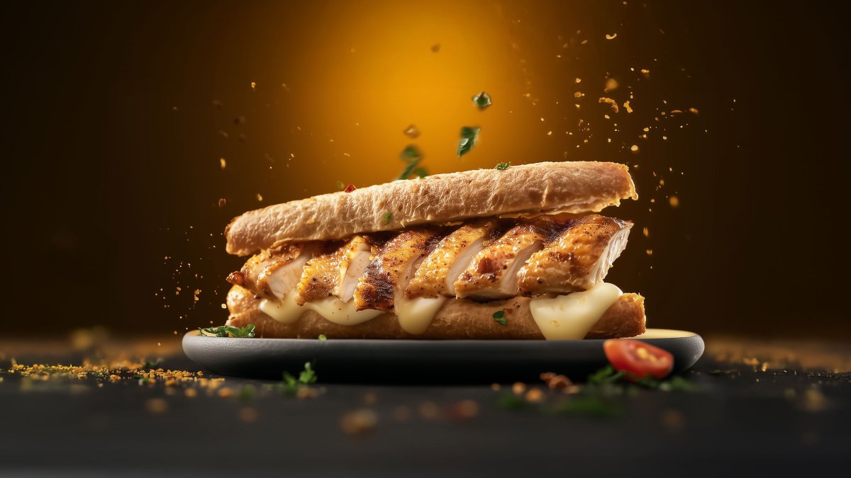 Broodje kip en kaas